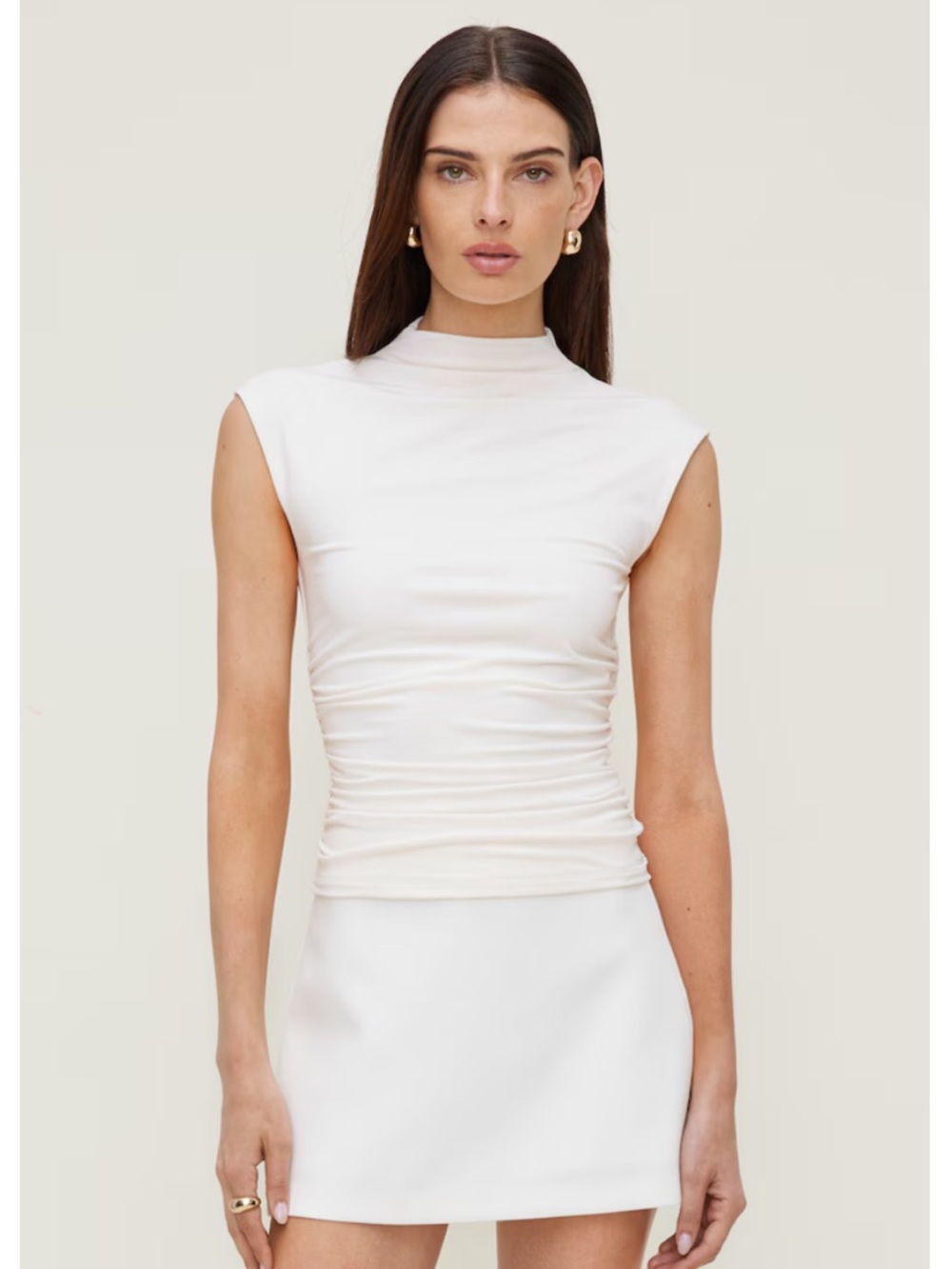 Sculpt Shirred T Shirt $39.95 NWT